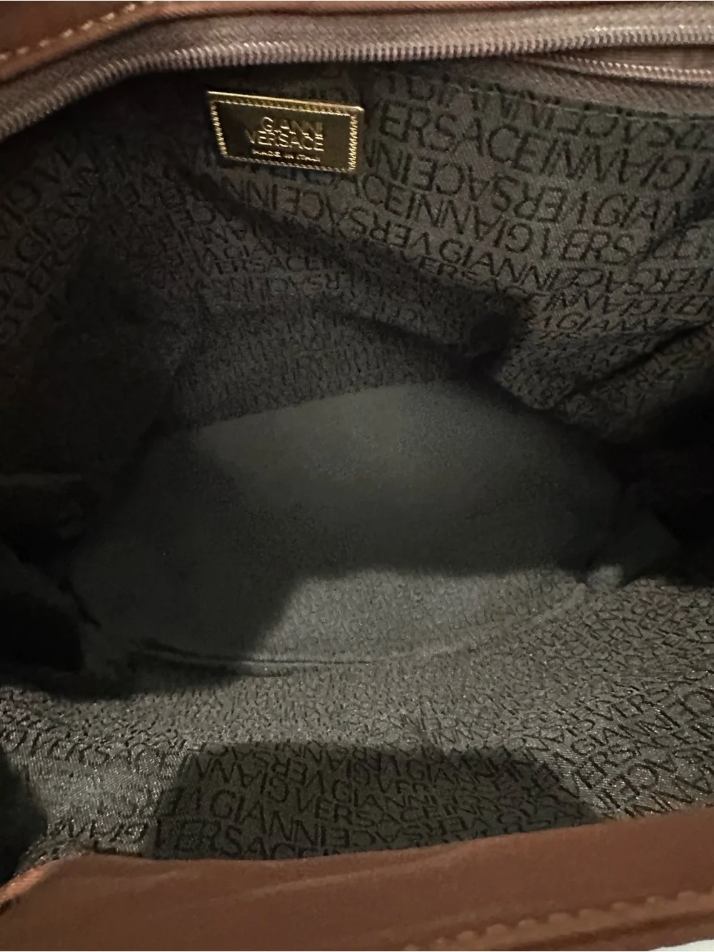 Vintage Gianni Versace Medusa Nylon Backpack